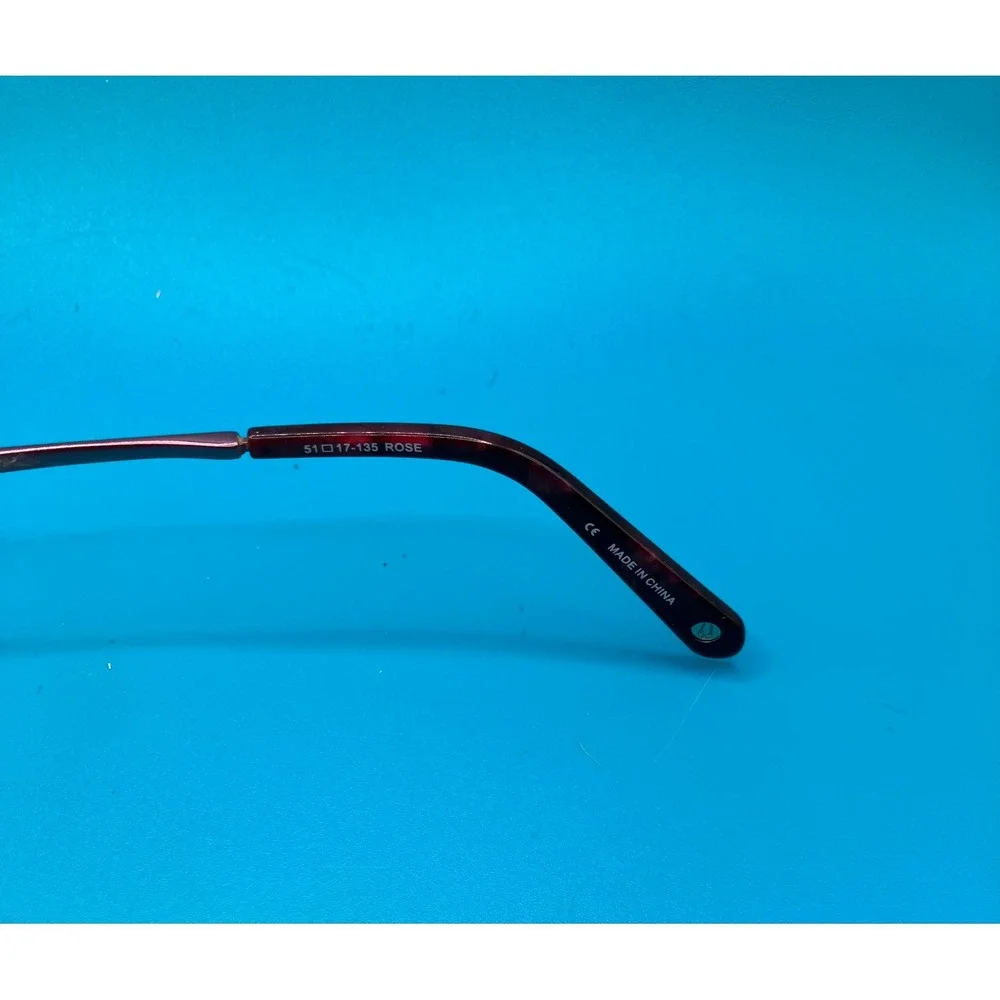 Bulova Missoula Eyeglasses Women 51-17-135 Rose Titanium *Frames Only*